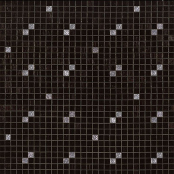 Picture of Bisazza Mosaico - Decori 20 - Diagonale Nero Oro