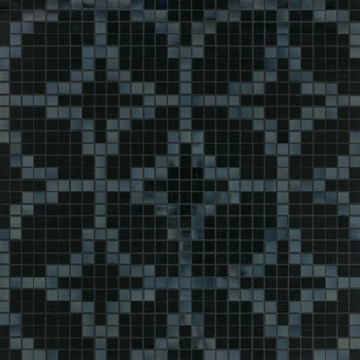 Picture of Bisazza Mosaico - Decori 20 - Etoiles Nero