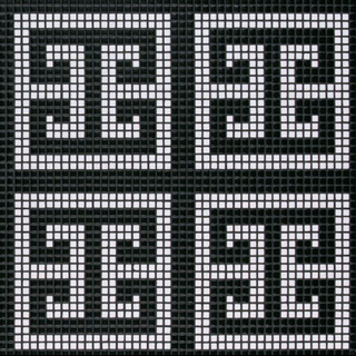 Picture of Bisazza Mosaico - Decori Opus Romano - Key White