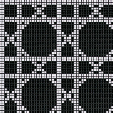 Picture of Bisazza Mosaico - Decori Opus Romano - Vienna Nero