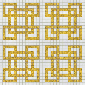 Picture of Bisazza Mosaico - Decori 20 - Granada Granada Oro Giallo
