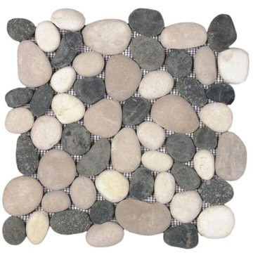 Picture of Bati Orient - Pebbles Rectified Matte White/Black/Beige