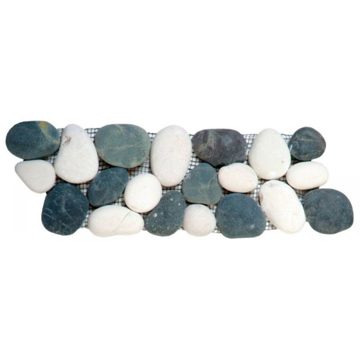 Picture of Bati Orient - Pebbles Rectified Matte Border White/Black