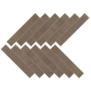 Picture of Atlas Concorde - Jute Herringbone Mosaic Brown Coffee