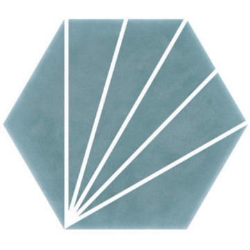 Picture of HRG Heralgi - Striped Hex Turquoise