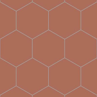 Picture of Bisazza Mosaico - Cementiles Full Colors Hex Ruggine