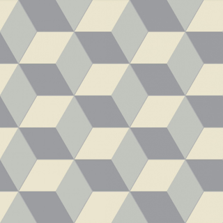 Picture of Bisazza Mosaico - Cementiles Decorations Hex Cubic Platino