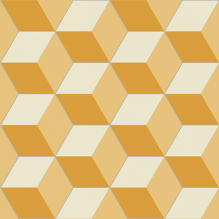 Picture of Bisazza Mosaico - Cementiles Decorations Hex Cubic Sun