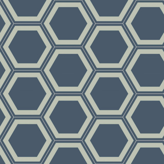 Picture of Bisazza Mosaico - Cementiles Decorations Hex Honey Avio