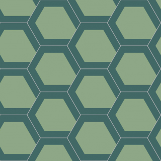 Picture of Bisazza Mosaico - Cementiles Decorations Hex Lucy 14