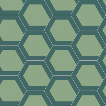 Picture of Bisazza Mosaico - Cementiles Decorations Hex Lucy 14