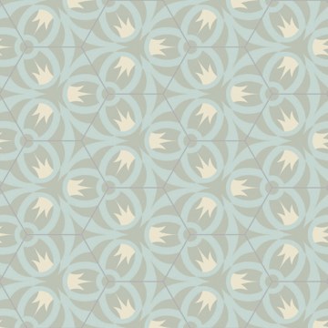 Picture of Bisazza Mosaico - Cementiles Decorations Hex Oak Iceberg