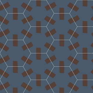 Picture of Bisazza Mosaico - Cementiles Decorations Hex Tac Night