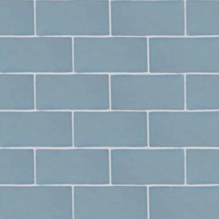 Picture of Nanda Tiles - Maritime 3 x 6 Glossy Folly Blue