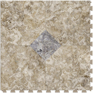 Picture of Perfection Floor Tile - Breccia Crema Accent