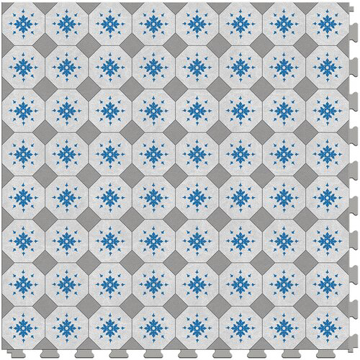 Picture of Perfection Floor Tile - Margo Flourette Lite Accent