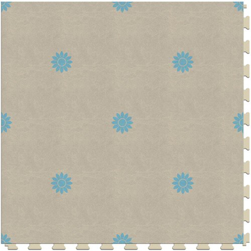 Picture of Perfection Floor Tile - Margo Petal Blue Accent 2