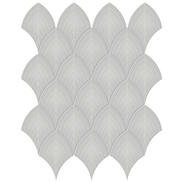Picture of Anatolia Tile & Stone - Soho Scallop Mosaic Loft Grey