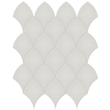 Picture of Anatolia Tile & Stone - Soho Scallop Mosaic Halo Grey