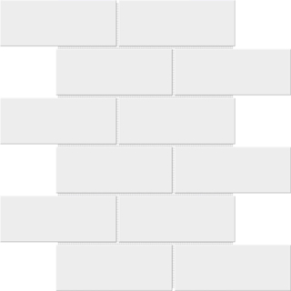 Picture of Bati Orient - Glazed Ceramic Brick 2x6 White
