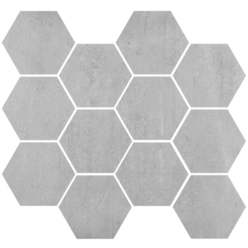 Picture of Eleganza Tiles - Alive Moderne Hexagon Mosaic Grey