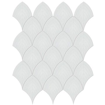 Picture of Anatolia Tile & Stone - Soho Scallop Mosaic Gallery Grey