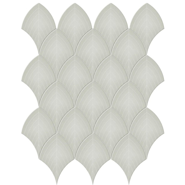 Picture of Anatolia Tile & Stone - Soho Scallop Mosaic Soft Sage
