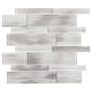 Picture of Anthology Tile - Mystic Glass Brick Mosaic Whirlwind Mix