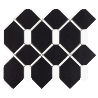 Picture of Anthology Tile - Panache Midnight Silhouette