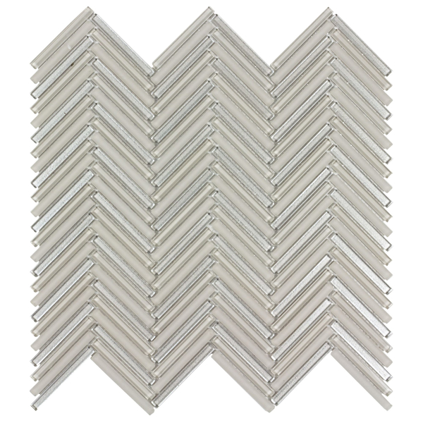 Picture of Anthology Tile - Seasons Herringbone Mosaic Breeze Herringbone