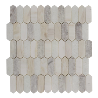 Picture of Anthology Tile - The Finish Line Picket Mosaic Natural Gateway