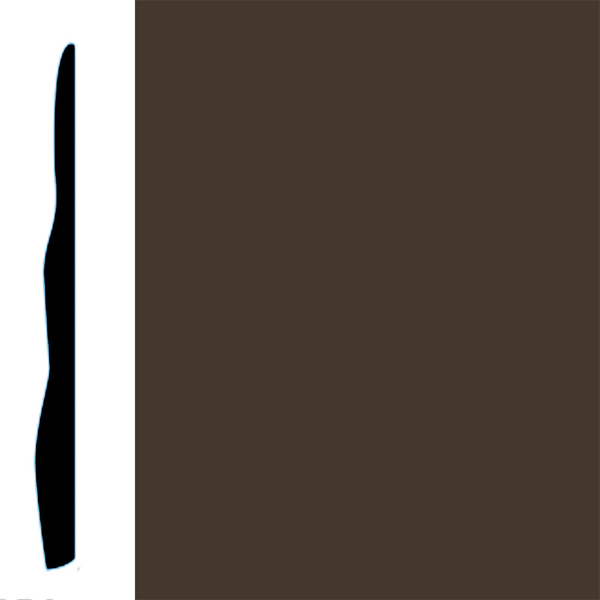 Picture of VPI Corp. - Low Dirt Retention Wallbase LDR4 4 1/2-inch Burnt Umber