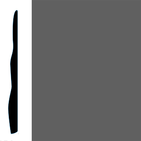 Picture of VPI Corp. - Low Dirt Retention Wallbase LDR4 4 1/2-inch Charcoal