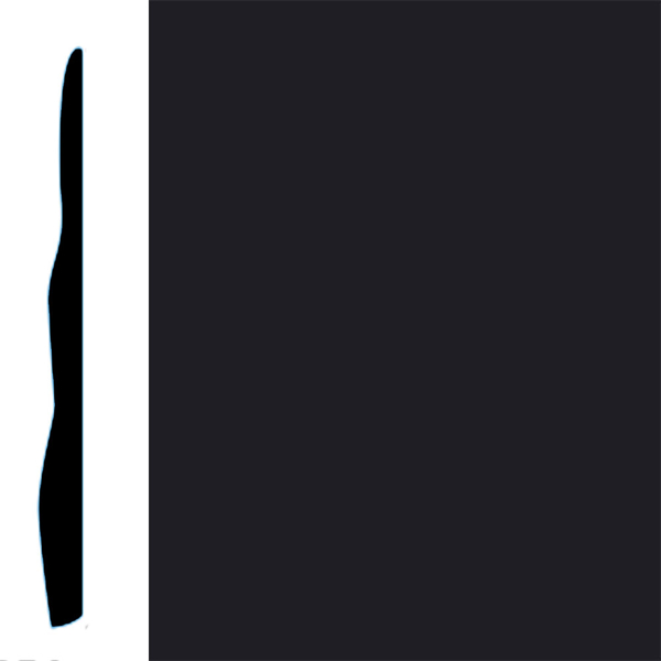 Picture of VPI Corp. - Low Dirt Retention Wallbase LDR4 4 1/2-inch Jet