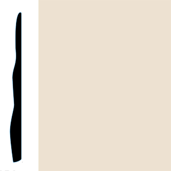 Picture of VPI Corp. - Low Dirt Retention Wallbase LDR4 4 1/2-inch Papyrus