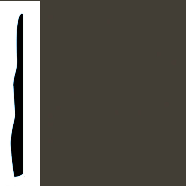 Picture of VPI Corp. - Low Dirt Retention Wallbase LDR4 4 1/2-inch Black Brown