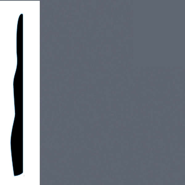 Picture of VPI Corp. - Low Dirt Retention Wallbase LDR4 4 1/2-inch Charcoal Slate