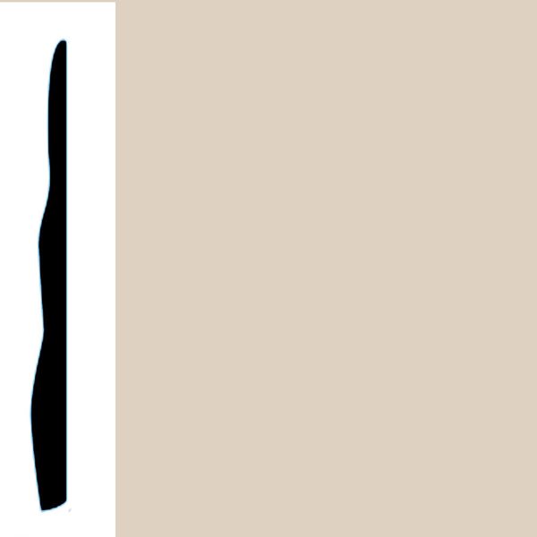 Picture of VPI Corp. - Low Dirt Retention Wallbase LDR4 4 1/2-inch Fawn