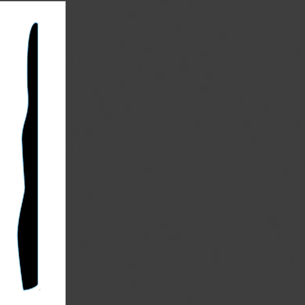 Picture of VPI Corp. - Low Dirt Retention Wallbase LDR4 4 1/2-inch Graphite