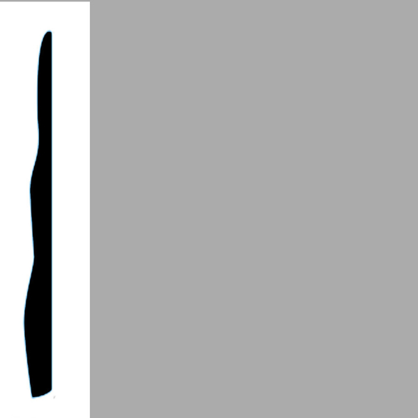 Picture of VPI Corp. - Low Dirt Retention Wallbase LDR4 4 1/2-inch London Gray