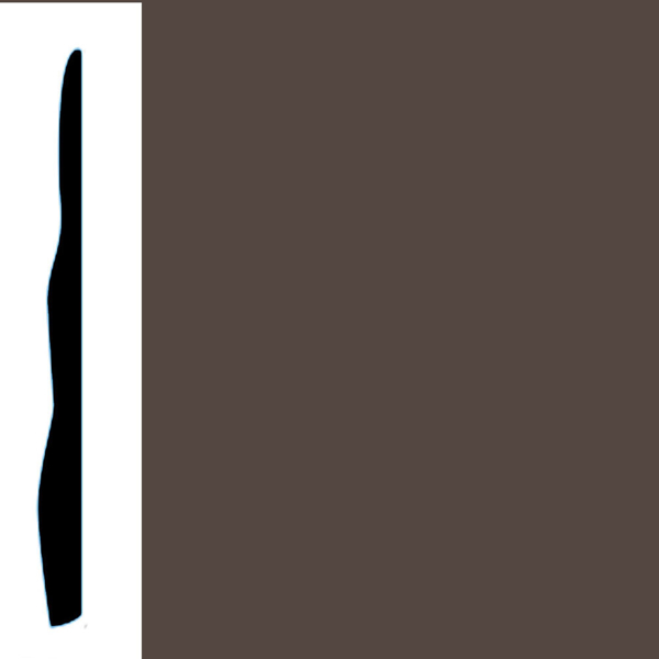 Picture of VPI Corp. - Low Dirt Retention Wallbase LDR4 4 1/2-inch Roasted Chestnut