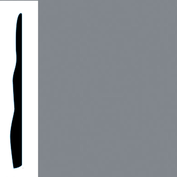 Picture of VPI Corp. - Low Dirt Retention Wallbase LDR4 4 1/2-inch Silver Sable