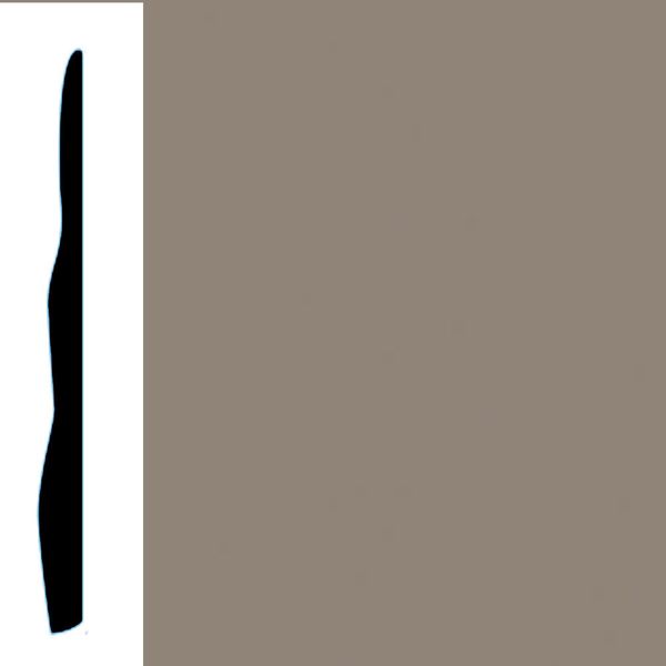 Picture of VPI Corp. - Low Dirt Retention Wallbase LDR4 4 1/2-inch Smoke