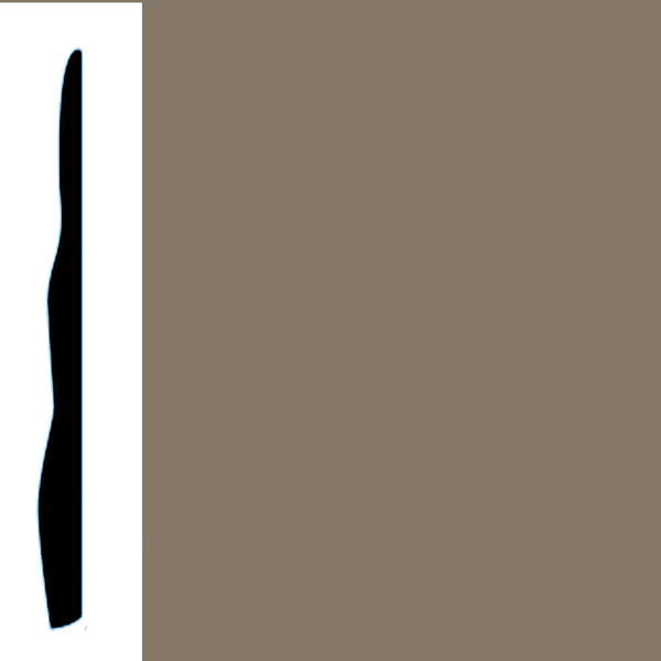 Picture of VPI Corp. - Low Dirt Retention Wallbase LDR4 4 1/2-inch Taupe