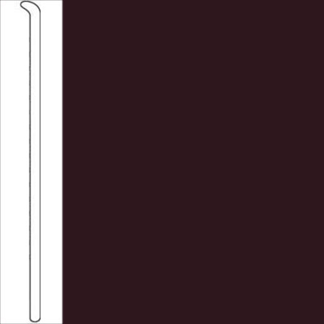 Picture of Johnsonite - Baseworks ThermoSet 2 1/2 Toeless Wall Base Burgundy