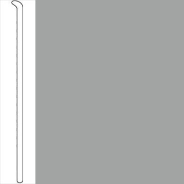 Picture of Johnsonite - Baseworks ThermoSet 2 1/2 Toeless Wall Base Silver Grey