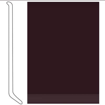 Picture of Johnsonite - Baseworks ThermoSet 2 1/2 with Toe Wall Base Burgundy
