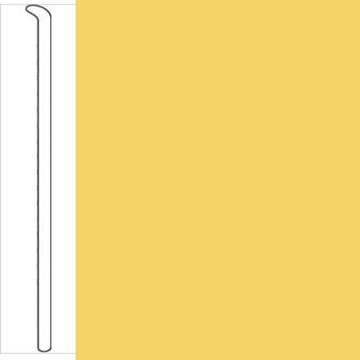 Picture of Johnsonite - Baseworks ThermoSet 2 1/2 Toeless Wall Base Canary