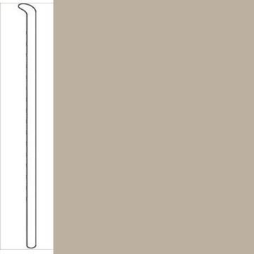 Picture of Johnsonite - Baseworks ThermoSet 2 1/2 Toeless Wall Base Macadamia