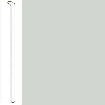 Picture of Johnsonite - Baseworks ThermoSet 2 1/2 Toeless Wall Base Vapor Grey